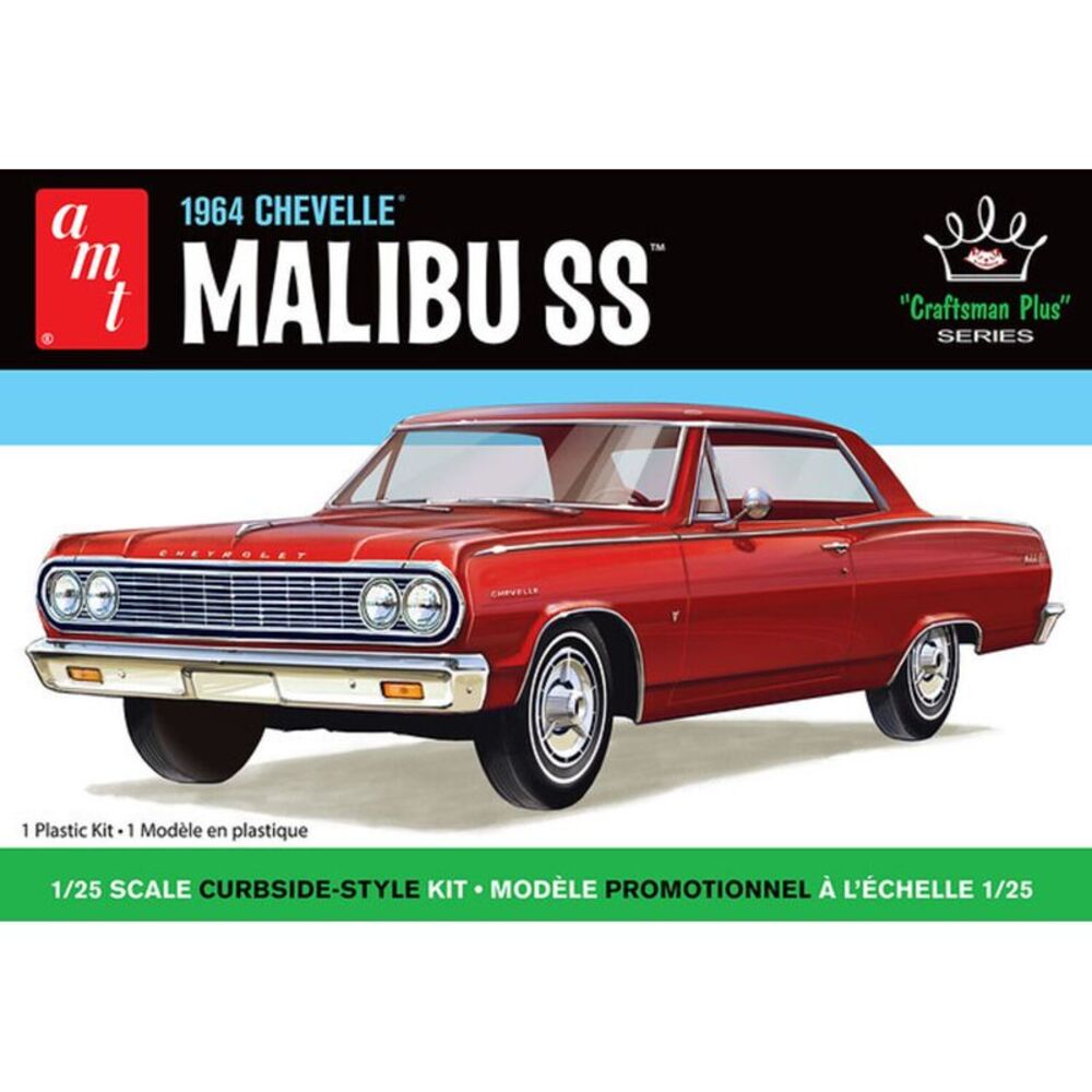 AMT 1964 Chevy Chevelle Malibu Super Sport Craftsman Plus 1/25 Scale Model Kit